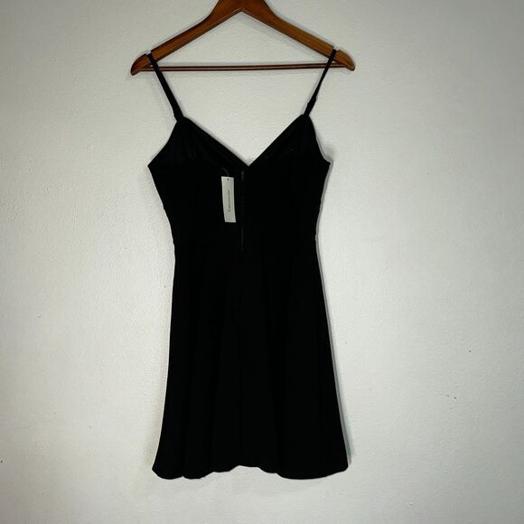 Jun & Ivy Fit & Flare Mini Dress Blue Medium Cocktail Party Francesca's NWT - Picture 2 of 11
